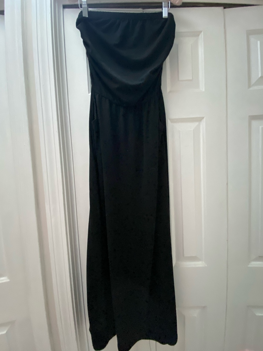 Brand new! Black maxi . Strapless elasticized waist . Size M